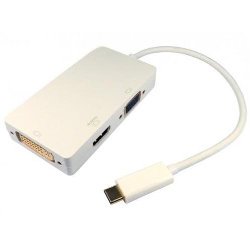 Cables Direct USB3C-HDV024K laptop dock/port replicator White - Image 1