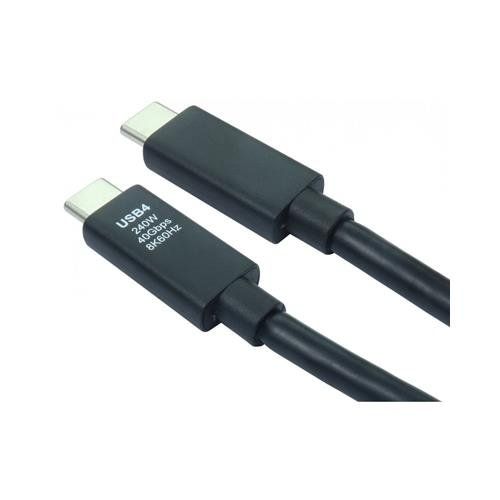 Cables Direct USB4-5100ETP USB cable USB4 Gen 2x2 1 m USB C Black - Image 1