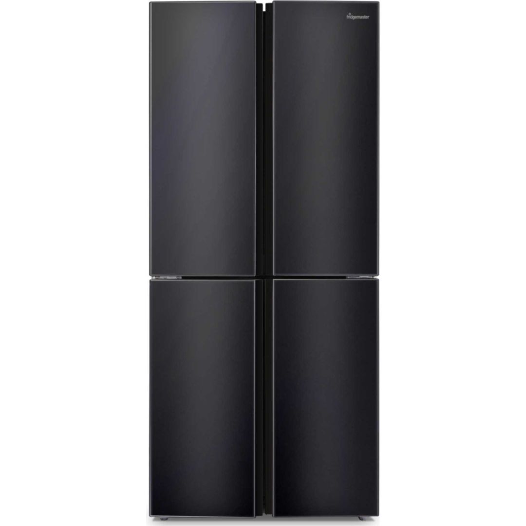 Fridgemaster 427 Litre Four Door American Fridge Freezer - Black - Image 1