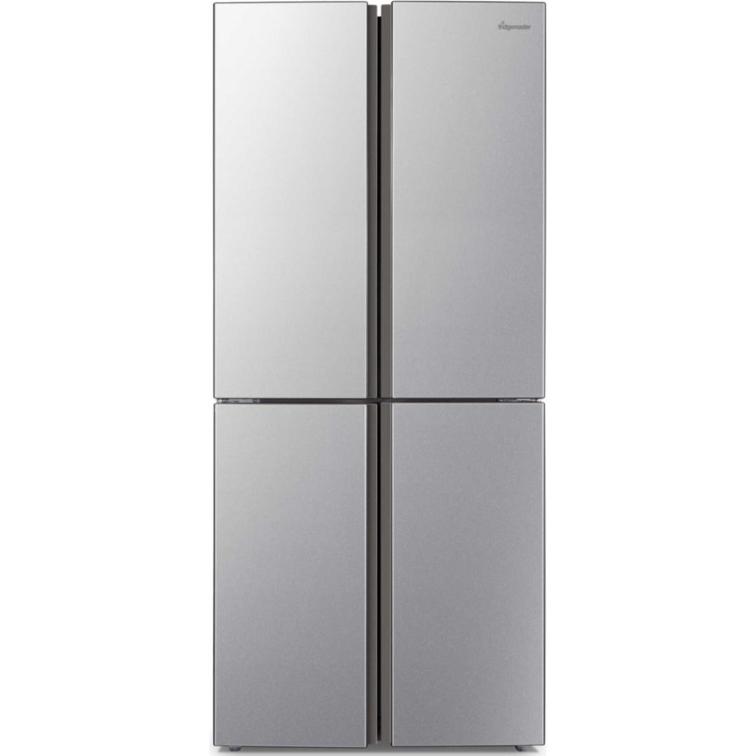 Fridgemaster 427 Litre Four Door American Fridge Freezer - Silver - Image 1