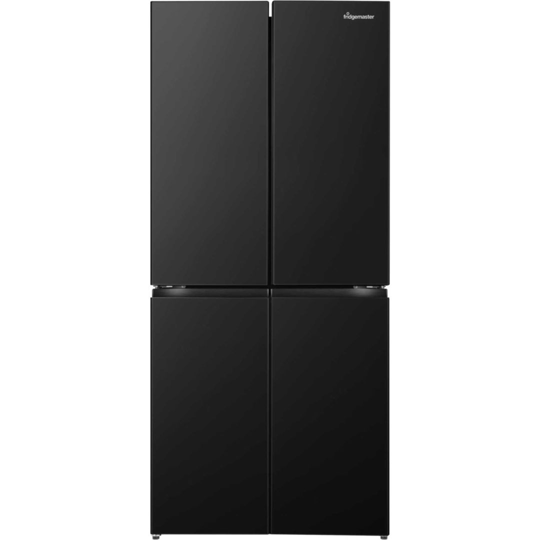 Fridgemaster 427 Litre Four Door American Fridge Freezer - Black - Image 1