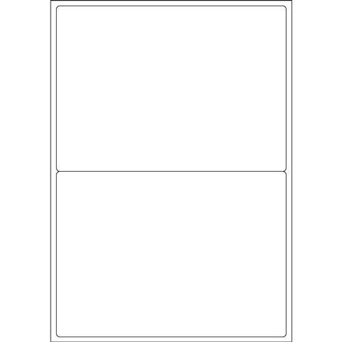 Valuex Multipurpose Label 199.6X143.5Mm 2 Per A4 Sheet White (Pack 200 Labels) - 15117Sm - Image 1