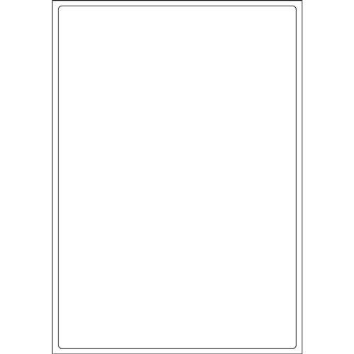 Valuex Multipurpose Label 199.6X289.1Mm 1 Per A4 Sheet White (Pack 100 Labels) - 15124Sm - Image 1