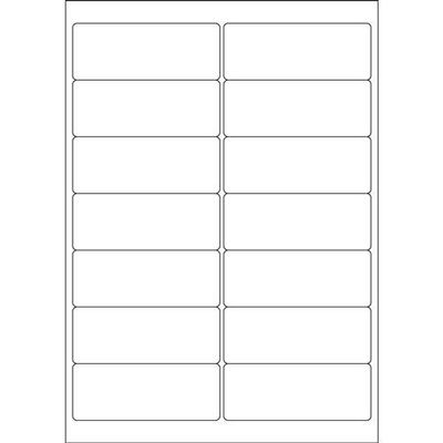 Valuex Multipurpose Label 99.1X38.1Mm 14 Per A4 Sheet White (Pack 1400 Labels) - 15131Sm