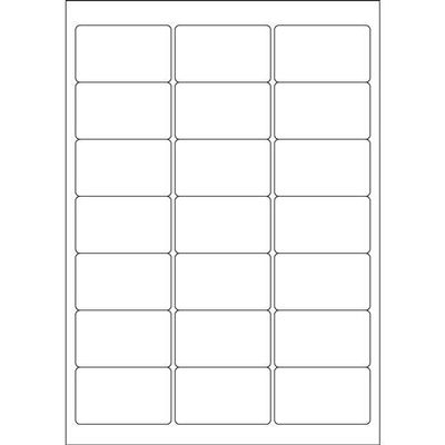 Valuex Multipurpose Label 63.5X38.1Mm 21 Per A4 Sheet White (Pack 2100 Labels) - 15138Sm