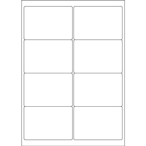 Valuex Multipurpose Label 99.1X67.7Mm 8 Per A4 Sheet White (Pack 800 Labels) - 15152Sm - Image 1