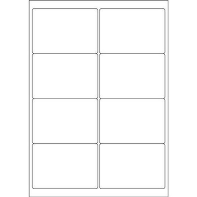 Valuex Multipurpose Label 99.1X67.7Mm 8 Per A4 Sheet White (Pack 800 Labels) - 15152Sm