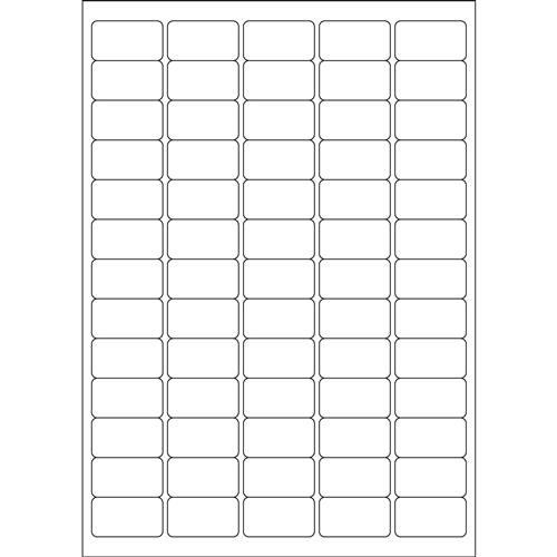 Valuex Multipurpose Label 38.1X21.2Mm 65 Per A4 Sheet White (Pack 6500 Labels) - 15159Sm - Image 1