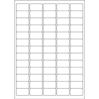 Valuex Multipurpose Label 38.1X21.2Mm 65 Per A4 Sheet White (Pack 6500 Labels) - 15159Sm