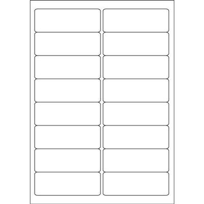 Valuex Multipurpose Label 99.1X34mm 16 Per A4 Sheet White (Pack 1600 Labels) - 15173Sm