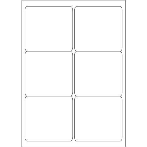 Valuex Multipurpose Label 99.1X93.1Mm 6 Per A4 Sheet White (Pack 600 Labels) - 15208Sm - Image 1