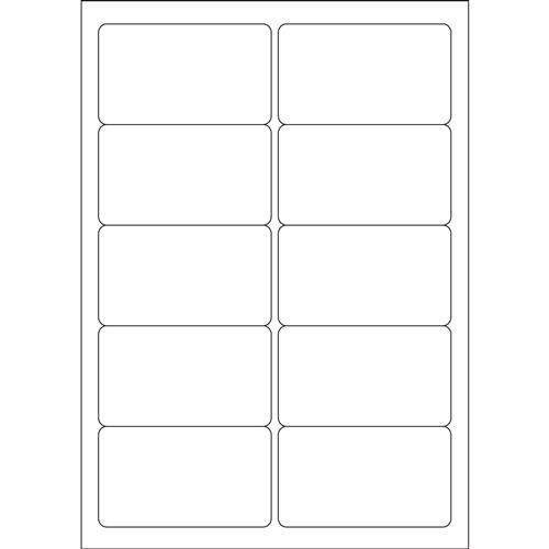 ValueX Multipurpose Label 99.1x57mm Label 10 Per A4 Sheet White (Pack 1000 Labels) - 15257SM - Image 1