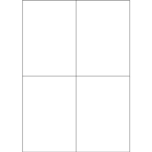 Valuex Multipurpose Label 105X148mm 4 Per A4 Sheet White (Pack 400 Labels) - 15327Sm - Image 1