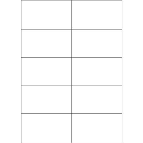 Valuex Multipurpose Label 105X58mm 10 Per A4 Sheet White (Pack 1000 Labels) - 15334Sm - Image 1
