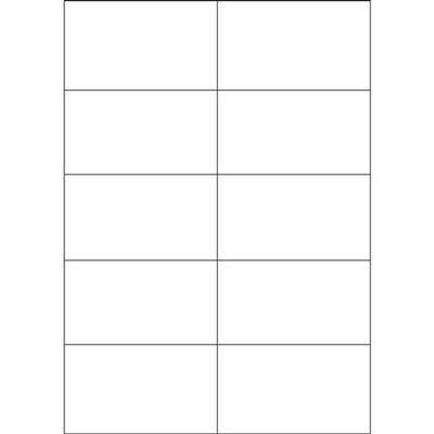 Valuex Multipurpose Label 105X58mm 10 Per A4 Sheet White (Pack 1000 Labels) - 15334Sm