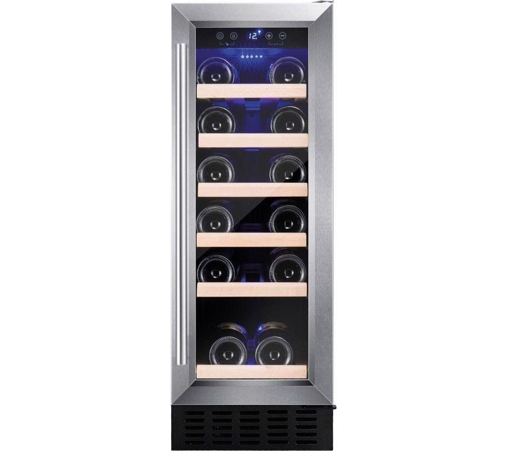 AMICA AWC300SS Wine Cooler - Stainless Steel, Stainless Steel - Image 1