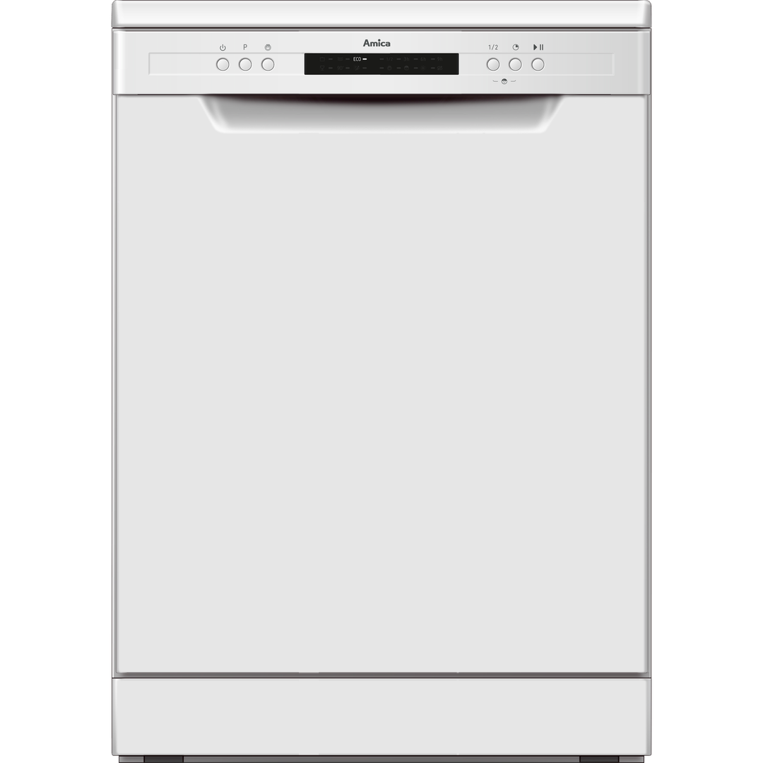 Amica ADF650WH Freestanding Dishwasher - White - Image 1