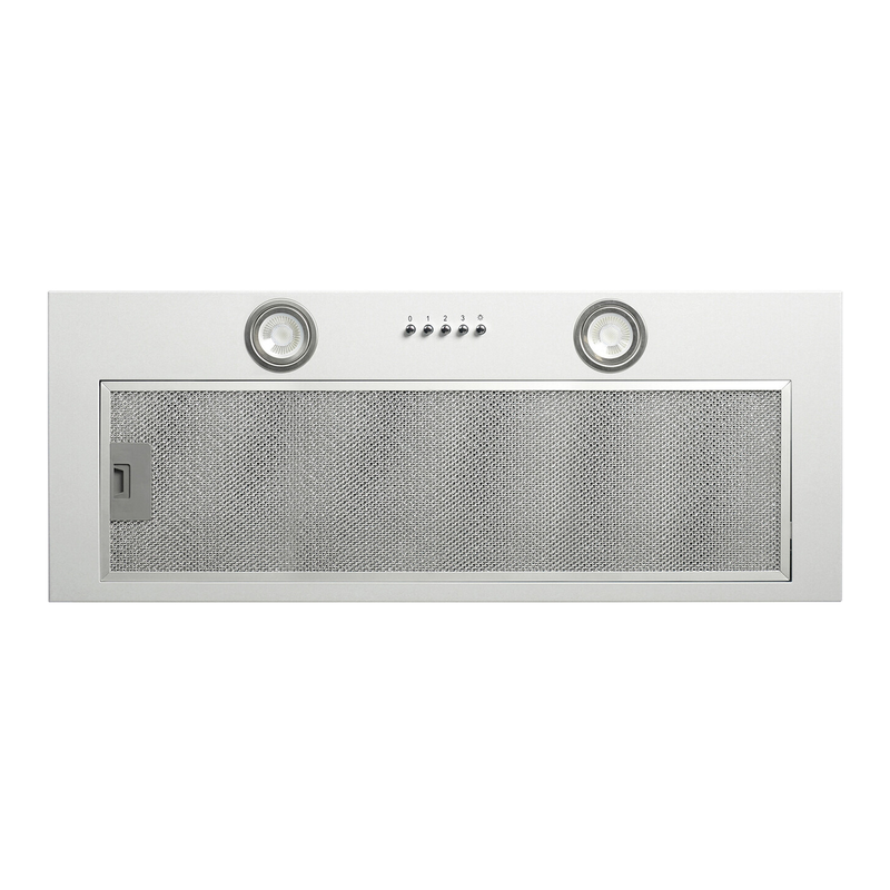 CDA CCA72SI 72cm Canopy Cooker Hood Silver - Image 1