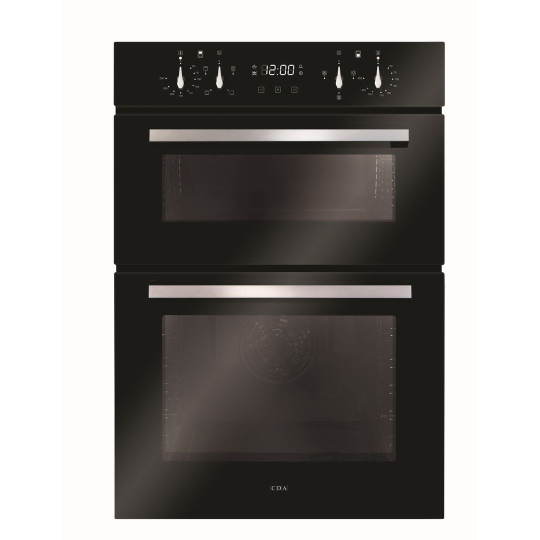 CDA DC941BL Built-In Electric Double Oven - Black - Image 1