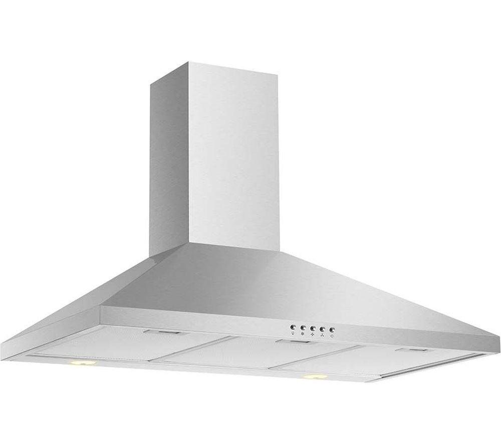 CDA ECH93SS 90cm Chimney Hood - Stainless Steel - Image 1