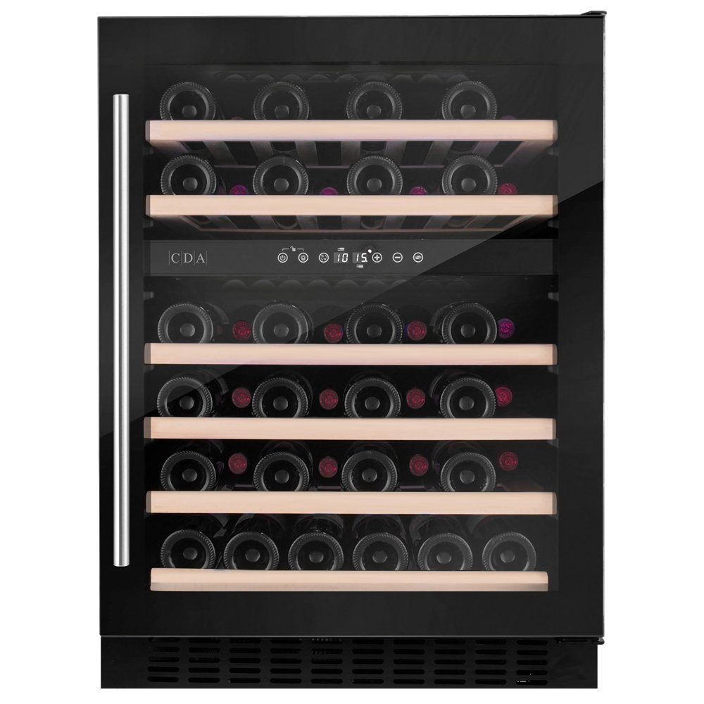 CDA CFWC604BL 60cm Undercounter Wine Cooler - BLACK - Image 1