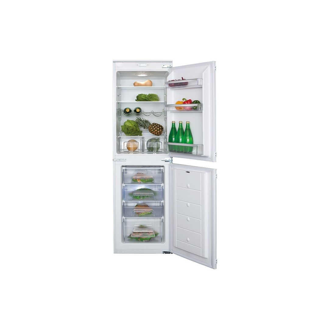 CDA 154 Litre 50/50 Integrated Upright Fridge Freezer - White - Image 1