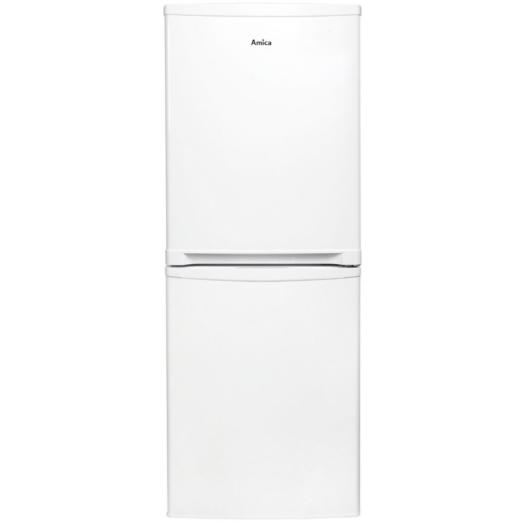 Amica 153 Litre 50/50 Freestanding Fridge Freezer - White - Image 1
