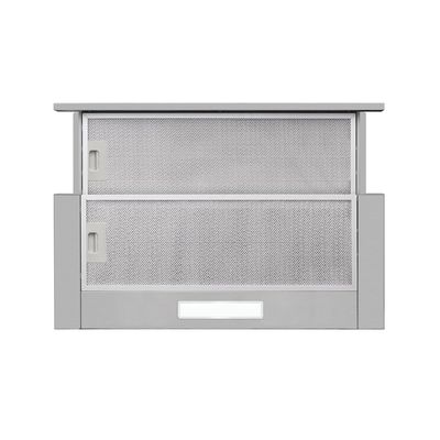 CDA CTE62SS 60cm Telescopic Canopy Cooker Hood - Silver - Thumbnail 2