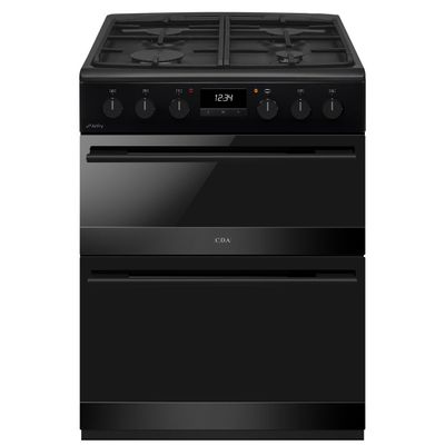 CDA CFD600MB 60 cm Dual Fuel Cooker - Black, Black
