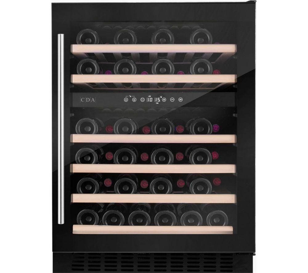 CDA CFWC604BL Wine Cooler - Black, Black - Image 1