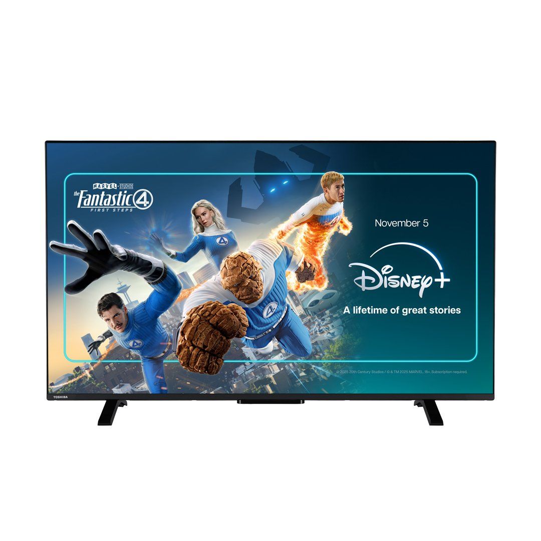 Toshiba 55UV2F53DBU 55-Inch 4K UHD Smart TV Dolby Vision HDR10 & VIDAA OS - Image 1