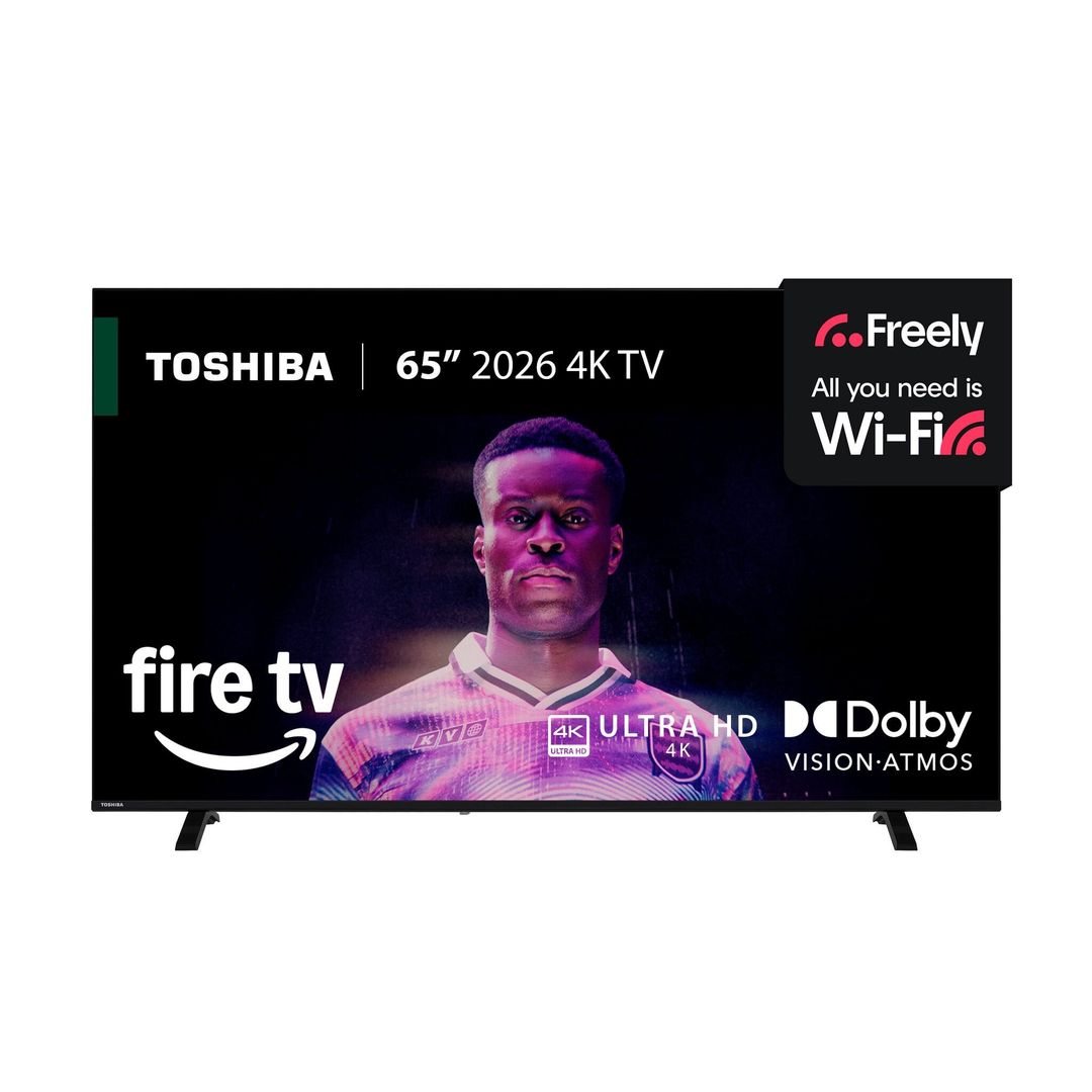 65"-74" TOSHIBA 65UF2653DB 65 Smart 4K Ultra HD HDR LED TV, Black - Image 1