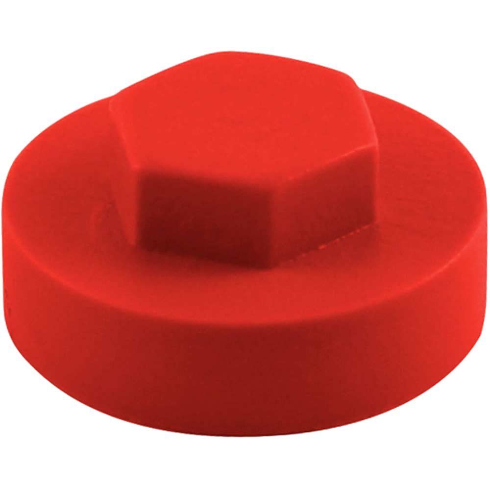 Timco 1604E53CAP Hex Head Cover Caps - Poppy Red 16Mm - Image 1