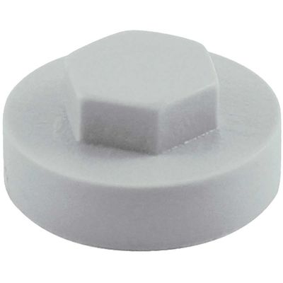 Timco 1610A05CAP Hex Head Cover Caps - Goosewing Grey 16Mm
