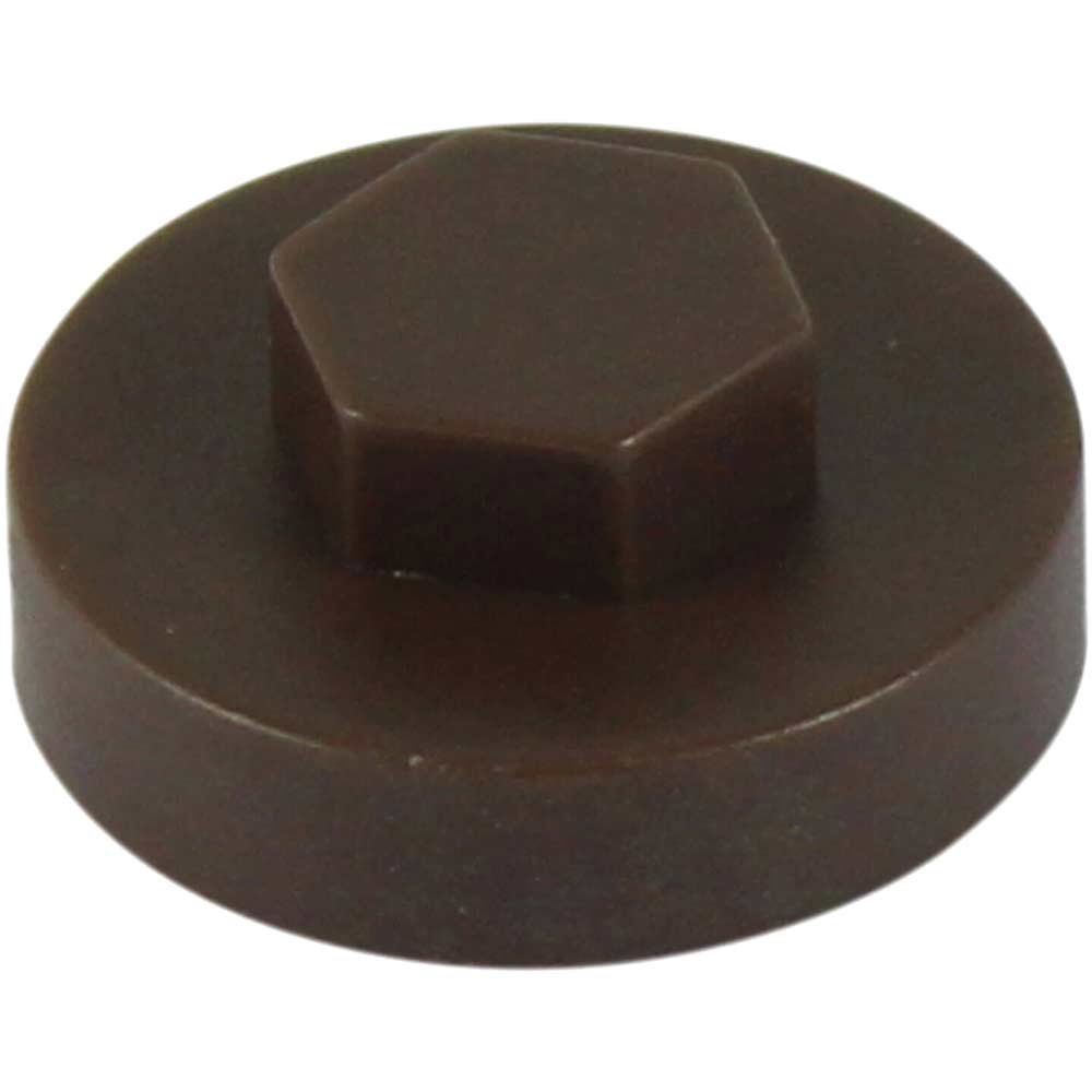 Timco 1908B29CAP Hex Head Cover Caps - Van Dyke Brown 19Mm - Image 1