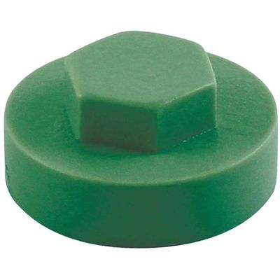 Timco 1912B29CAP Hex Head Cover Caps - Juniper Green 19Mm