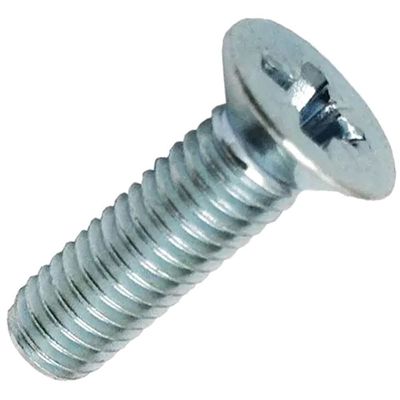 Timco 6030CPM Metric Threaded Machine Screws - Pz - Countersunk - Zinc M6 X 30 Box 100