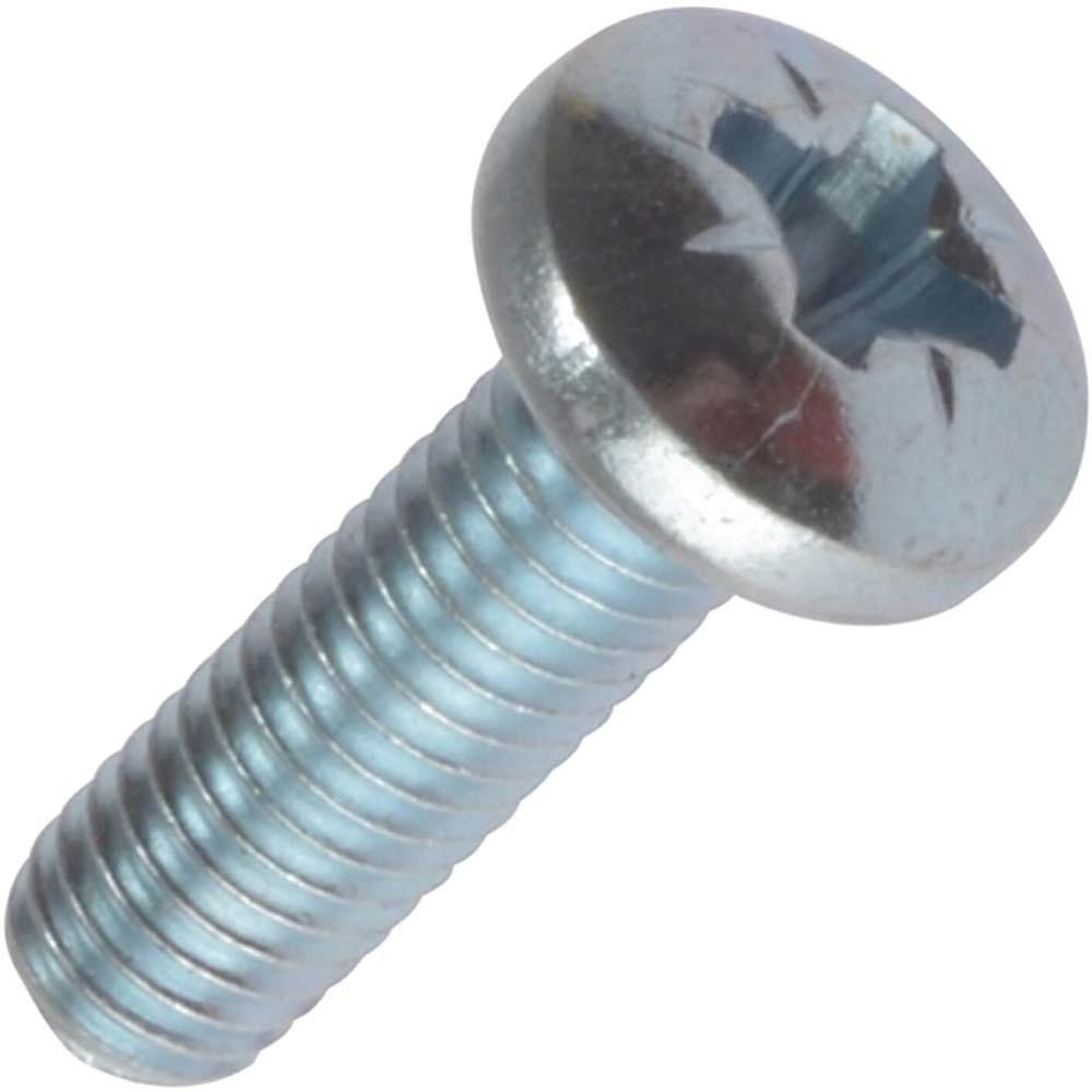 Timco 5008PPM Metric Threaded Machine Screws - Pz - Pan Head - Zinc M5 X 8 Box 100 - Image 1