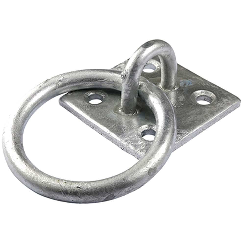 Timco RP2GB Ring On Plate - Hot Dipped Galvanised 2in Plain Bag 1 - Image 1
