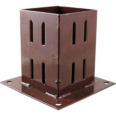 Timco BDQ75 Bolt Down Shoe - Quick Fit - Oxide Red 75Mm Unit 1
