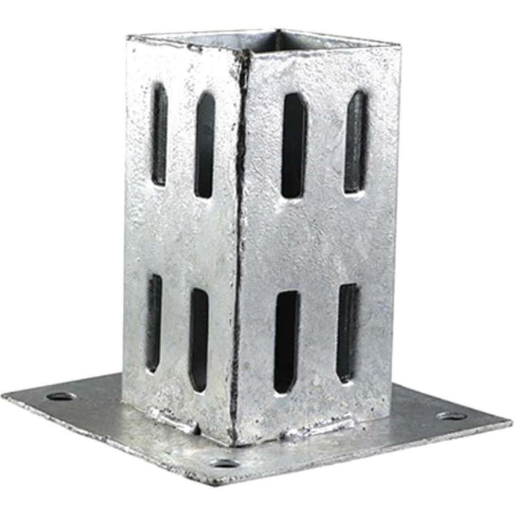 Timco BDQ100G Bolt Down Shoe - Quick Fit - Hot Dipped Galvanised 100Mm Unit 1 - Image 1