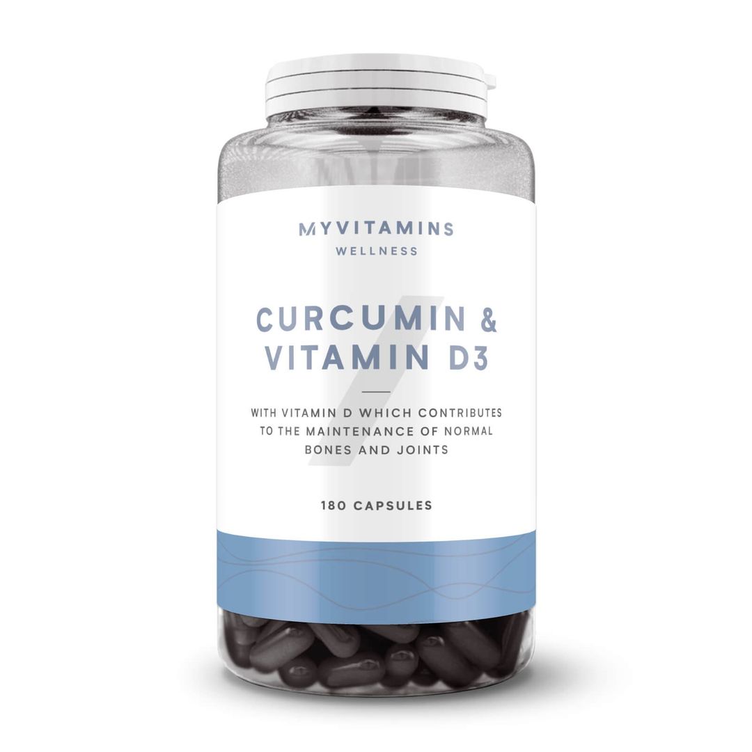 Myvitamins Curcumin & Vitamin D Capsules - 60Capsules - Image 1