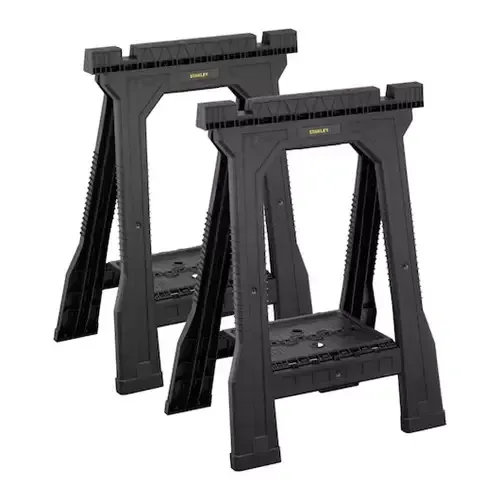 Stanley Junior Folding Sawhorse (Twin Pack) - Image 1