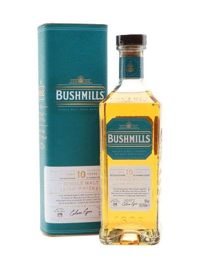 Bushmills 10 Year Old Single Malt Irish Single Malt Whiskey - Thumbnail 2