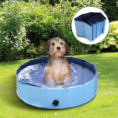 PawHut Pet Swimming Pool - Blue / 120cm