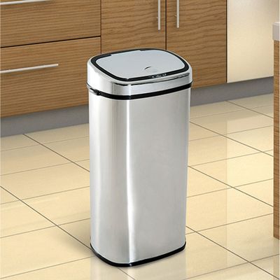 HOMCOM Sensor Bin 68L Automatic Kitchen Waste - Silver