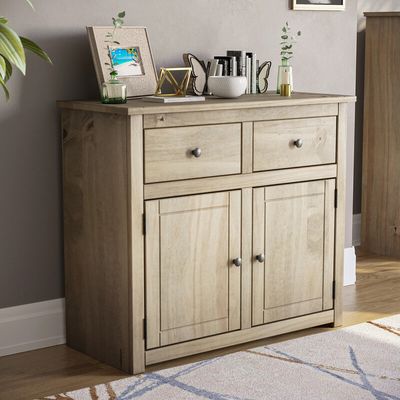 Panama 2 Door 2 Drawer Sideboard - Pine - Pine
