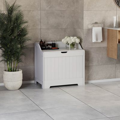 Priano Laundry Chest - White - Thumbnail 2