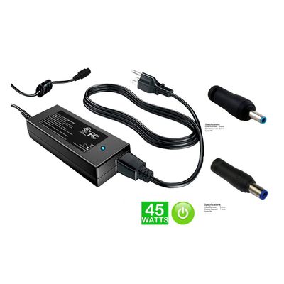 BTI 45W AC Adapter with 7.5mm and 4.5mm connectors for use with HP models Spectre 13 240 G2 240 G3 250 G2 250 G3 Notebook PC Chromebook 11 Elitebook 1040 Folio Probook 11 Probook X2. Ships with UK and EU plugs