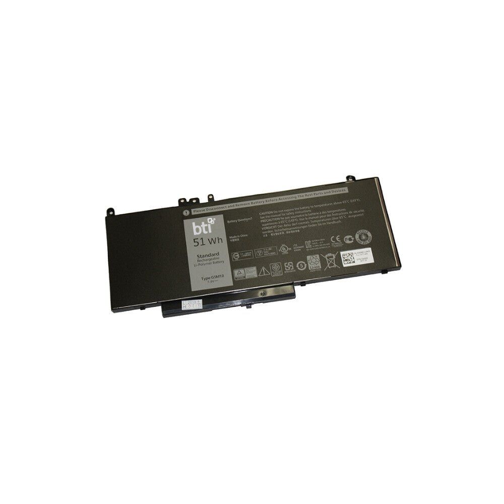 BTI alt to Dell Battery E5450 E5550 4 Cell 51Whr OEM: 7FR5J - Image 1